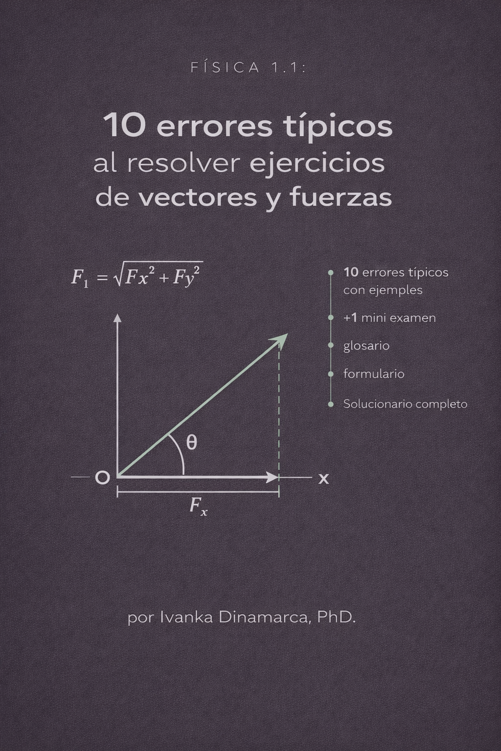 Física 1.1 — 10 errores típicos en vectores y fuerzas