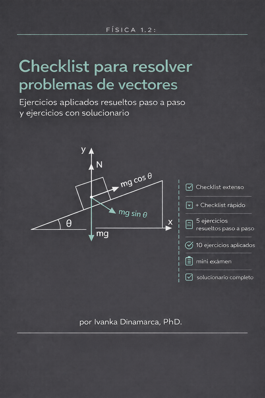 Física 1.2 — Checklist para resolver problemas de vectores