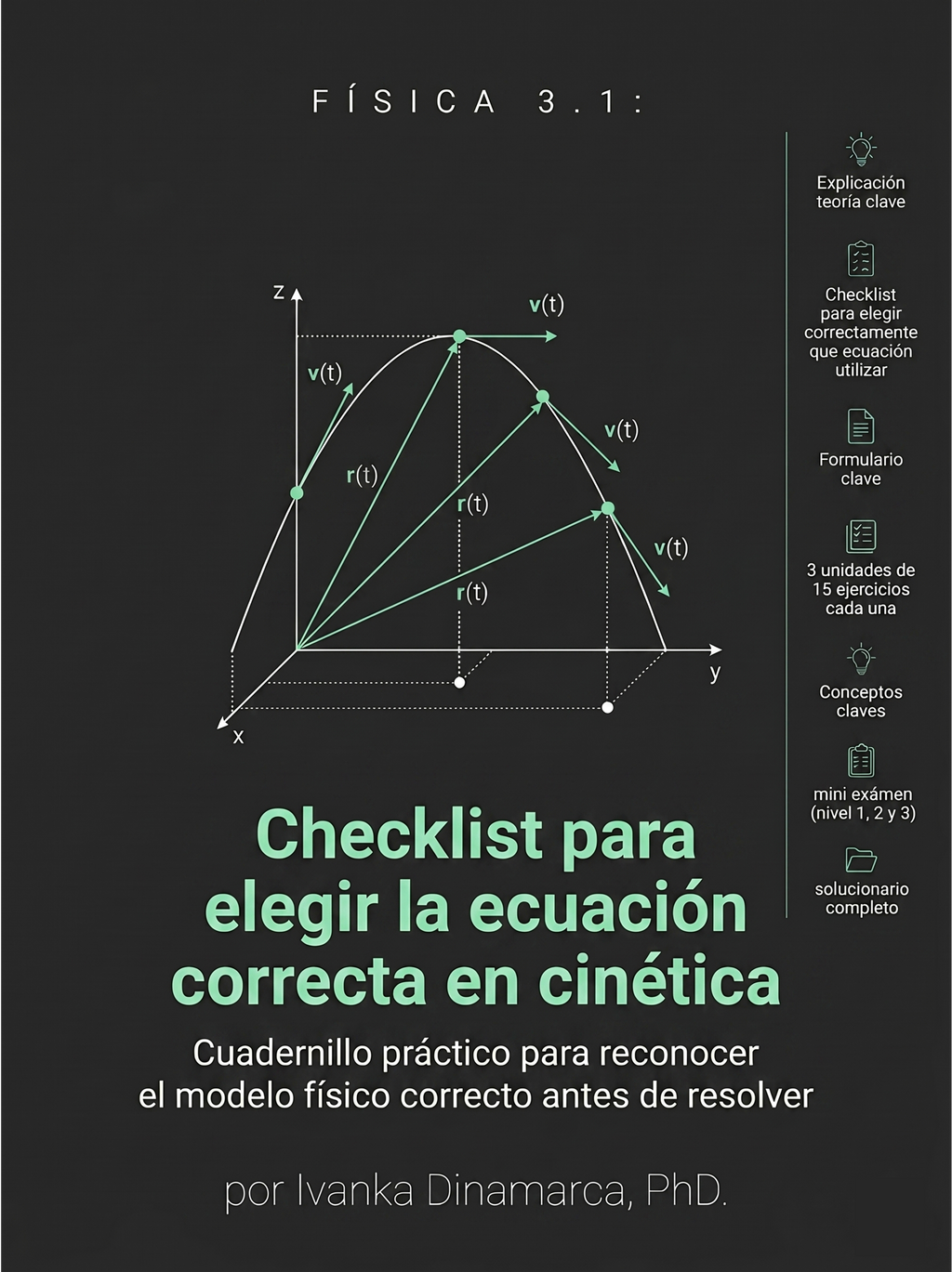 FÍSICA 3.1 — Checklist para elegir la ecuación correcta en cinética