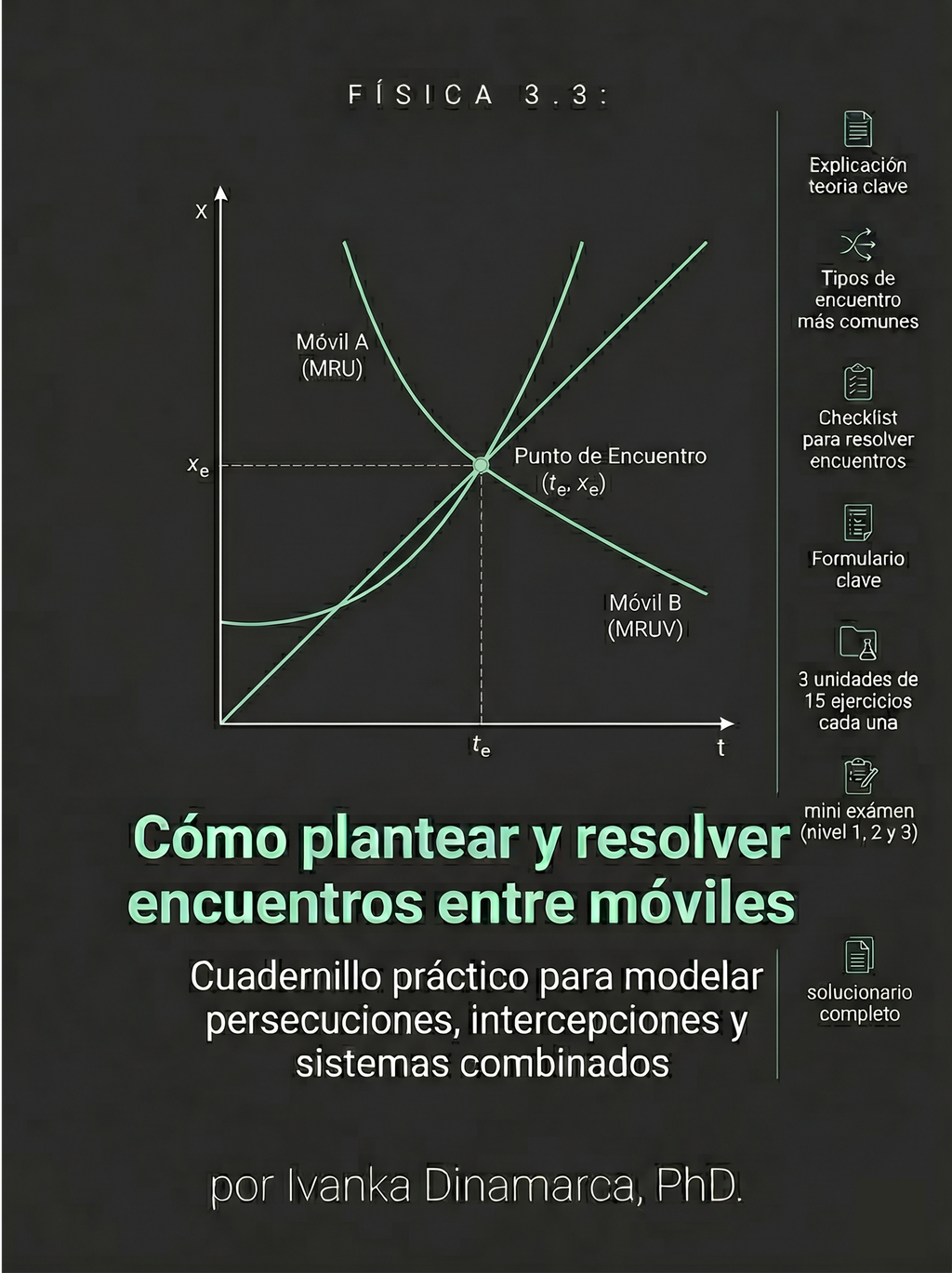 FÍSICA 3.3 — Cómo plantear y resolver encuentros entre móviles